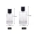 Import 50ml 100ml Empty high quality cylinder transparent OEM glass perfume bottle with gift box pump sprayer from China