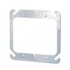52C00 Hot selling 4&quot;Square Flat Steel Double Device Cover Plate