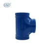 5&quot; tee ductile iron pipes plumbing fittings names