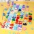 Import 6 in 1 shape number recognition wooden magnetic fishing educational toy for kids 3+ from China