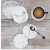Import 6PCS Creative PU Leather Coasters Custom A Sets Of Table mats Drink Coffee Cup Pads from China
