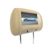 7 inch screen car headrest monitor with 2 video input car dvd support language
