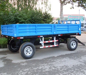 7CX-5T 5T Hydraulic 4 wheel farm trailer with best price