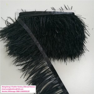 8-10cm cheap ostrich feather fringe trim