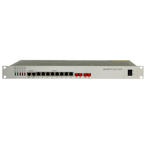 Buy 8 Lines Telephone 8 Fast Ethernet 8e1 Fiber Optic Utp Converter Pdh ...