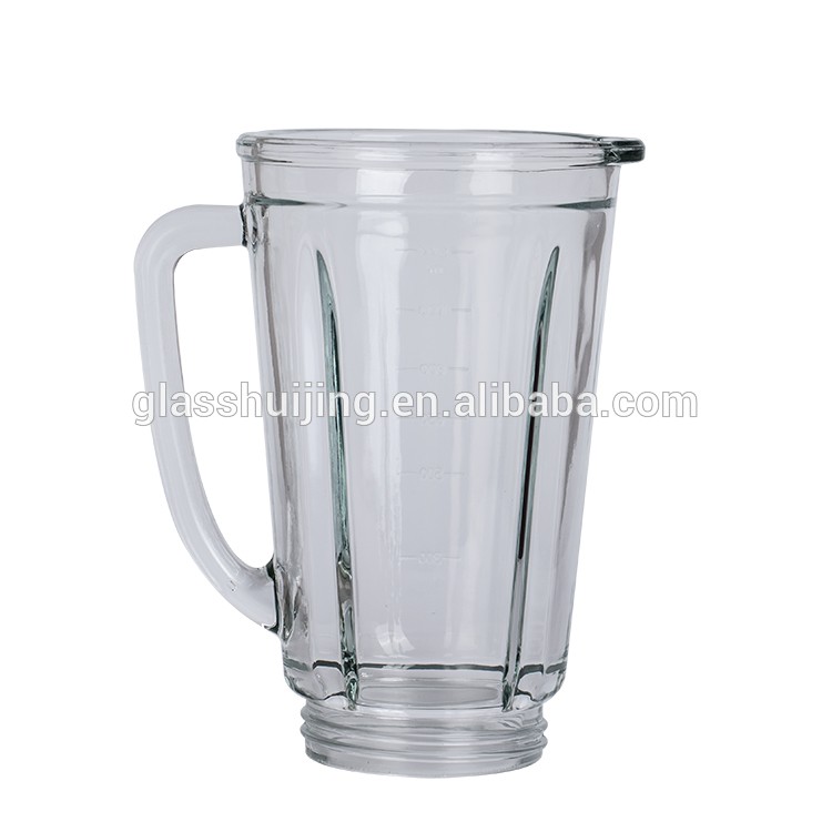 ( 806)  Home use appliance Glass blender jar replacement parts 1200ml juice maker glass jar small machine
