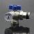 Import 90 degree water stop 2 piece pc 2pc 2pcs ball 3way valve shut off from China