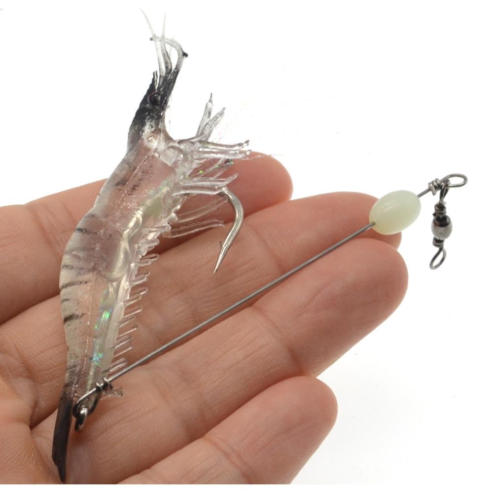 9.5cm 6g High Quality Fishing Jig Soft Lure Shrimp
