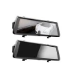 9.88" car rearview mirror with dvr wide view angle reverse camera