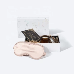 A080C 2 pcs eye mask and candle pamper birthday gift sets for girlfriend
