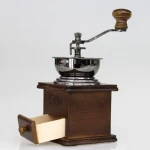 A3109 Vintage Mini Household Kitchen Mills Cafe Bar Handmade Miller Maker Wood Coffee Bean Crank Grinder Manual Coffee Grinders
