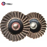Abrasive Tools 5 Coarse Maroon Non Woven Nylon Flap Disc