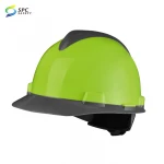 ABS HDPE heat resistance plastic building construction safety helmet hard hat