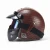 Import ABS Safety DOT Leather Classic Riding Full Face Motorcycle Helmet with a mask from China