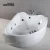 Import Acrylic air bubble &amp; whripool corner 2 person bathtub pillow massage bathtub bathtub from China