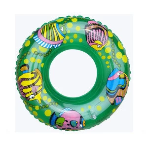 Adults /kids size phthalate free swimming ring with custom logo blow up swim tube