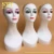 Import all white mannequin head female mannequin wig head mannequin training head manufacturer from China