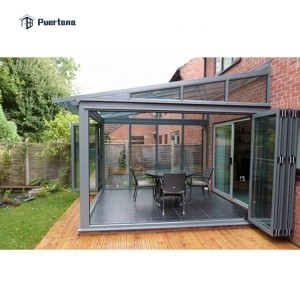 Aluminium Glass Enclosure Sunroom Conservatories For Solarium