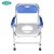 Import Aluminum adjustable medical bedside folding toliet bath chair commode chair from China
