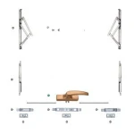 Aluminum Curtain Wall Accessories, 20 groove curtain wall Accessories, Multipoint Lock Hardware