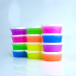 amazon hot sale18/24 colors playdough DIY crystal Slime set kit for kids