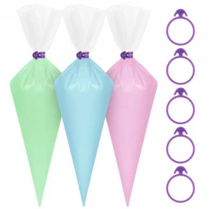 Amazon hot sales Pastry Bag Ties Silicone Decoration Bag Ties for Cupcakes Cookies and Cake