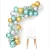 Import Amazon popular metal green chrome gold silver balloon wreath arch sleeve birthday decoration company holiday layout from China