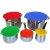 Import Amazon reusable silicone food cover for bowl , pots, cups ,set of 5 colorful microwave cover seal silicone suction lids from China