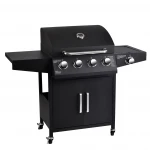 Amazon Supplier 4+1 burners good quality  fires Counter  Griddle Stainless Steel bbq gas grill Outdoor BBQ