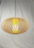Amazon Wholesale Best Selling Ceiling Lampara Cover Accessories Decoration Shade Bamboo Pendant Lampshade Handmade