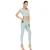 Import Amazons new sports training navel-bearing fashion pocket yoga 2 piece women gym wear dance and bodybuilding suit women from China