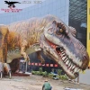 Animatronic Robot Jurassic Amusement Park Big T-Rex Dinosaur Statue and Playground Dinosaur Model