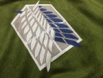 Anime cloak cape Attack on Titan cosplay costume custom printed