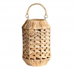 Antique Water Hyacinth Lantern Lighting Accessories Coastal Candle Holder Part Diffuser Vietnam