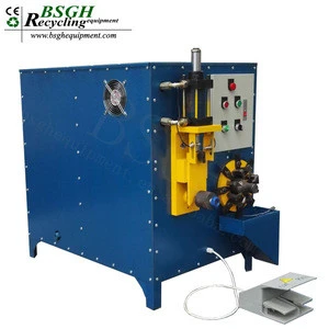 Appreciated In Italy Metal recycling Engines Scrap Used motor separating Machine Cutting Electric Motor Coil Winding Machine