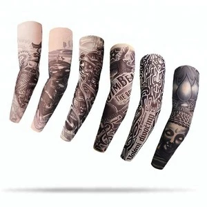 Arm Sleeves Temporary Tattoo Outdoor Sun Protective Cover Body Art Arm Accessories