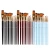 Import Artist Paint Brush Set 10Pcs High Quality Nylon Hair Wood Handle Watercolor Acrylic Oil Brush Painting Art Supplies from China