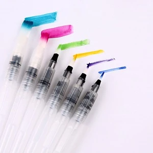 Assorted Tips Water Soluble Portable for School Art Supplies Water Brush Pen