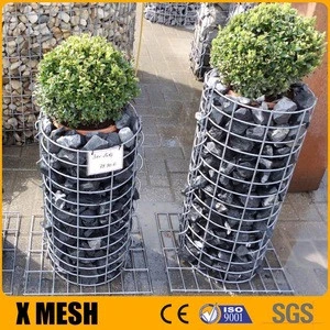 ASTM A975 standard 5%Al Zn Gabion planter box with CE certificate	for slope protection