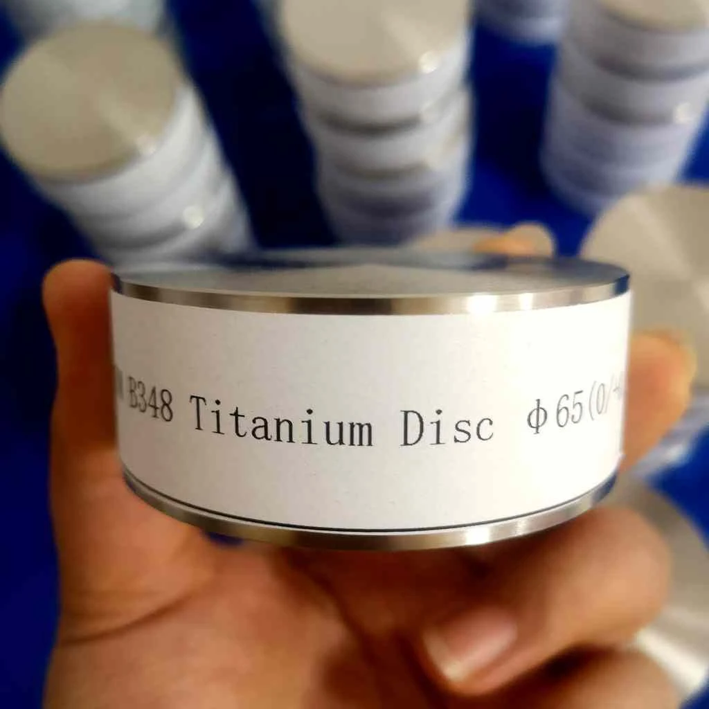 ASTM F67 Gr5 medical OD98mm Dental cad cam Titanium Disc