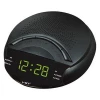 auto search AM/FM portable radio & 0.6" LED snooze alarm clock