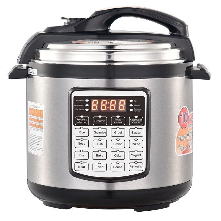 Automatic Adjustment Program Able Seven In One Electric Pressure Cooker Rice Cooker