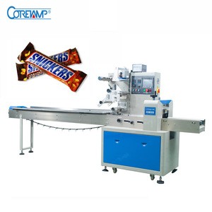 Automatic Feeder Granola Energy Chocolate Bar Packaging Machine