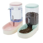 Automatic Feeding Food Water Dispenser Pet Basin Bowl Feeder for Dog Cat