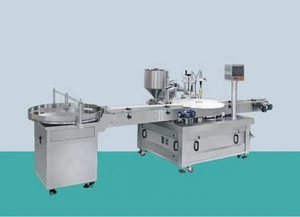 Automatic filling capping and labeling machine for mineral water