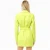 Import autumn long sleeve mock notched lapels neon green women slim Belted Double-Breasted Mini Dress sexy ladies from China