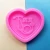 B519 New Product Shiny Silicone Resin Love Stethoscope Mold For Badge Reel Phone Socket