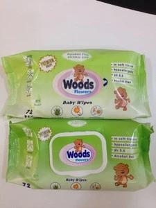 baby wet wipes with plastic lid
