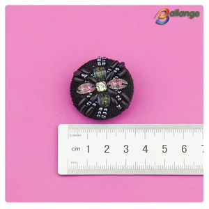 Bailange handmade beaded decorative custom fashion buttons for children&#039;s sweaters