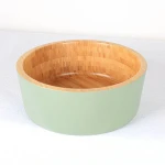 BAMBKIN bamboo round bathroom wash basin bambo bowl sink waterproof